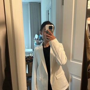 Uniqlo Elegant White Women's Blazer